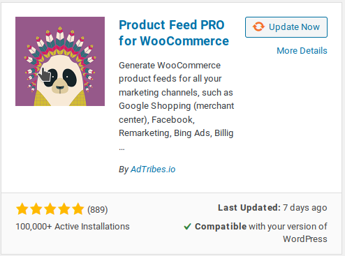 Krok 1 - wtyczka Product Feed PRO for WooCommerce